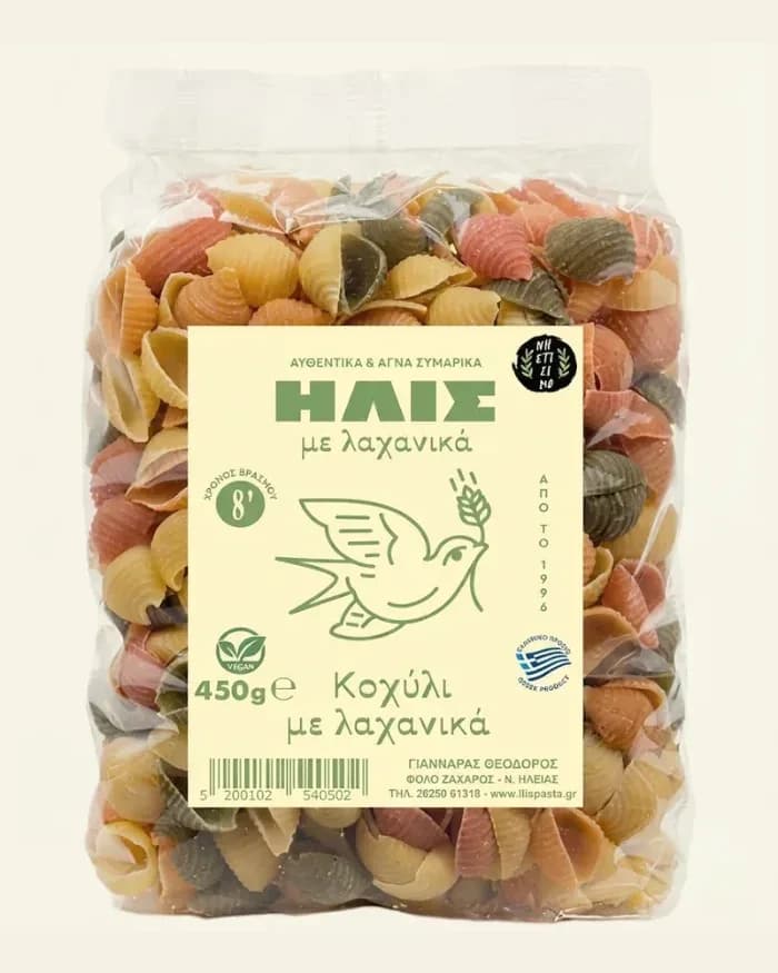 Conchiglioni Artisanaux aux Légumes – Elis — Casa di Milia