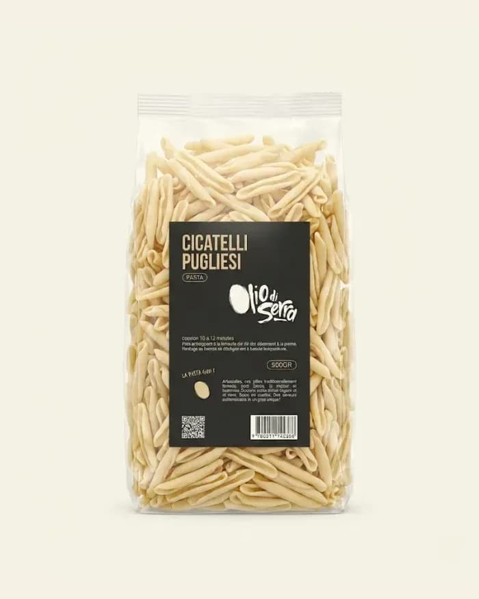 Cicatelli Pugliesi – Olio di Serra (Pâtes Artisanales)