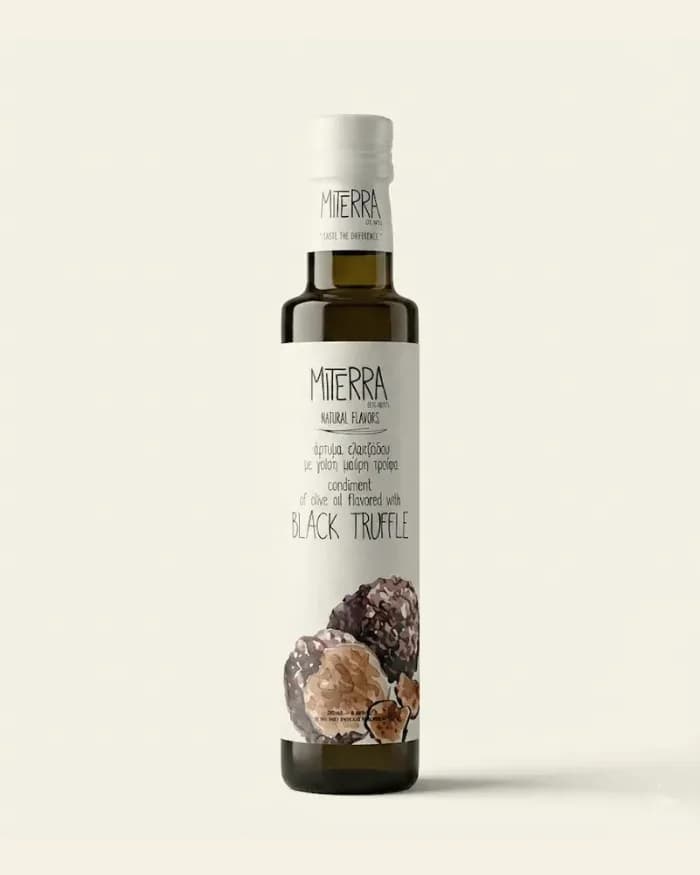Condiment à la Truffe Noire – Miterra (Huile Aromatisée) — Casa di Milia